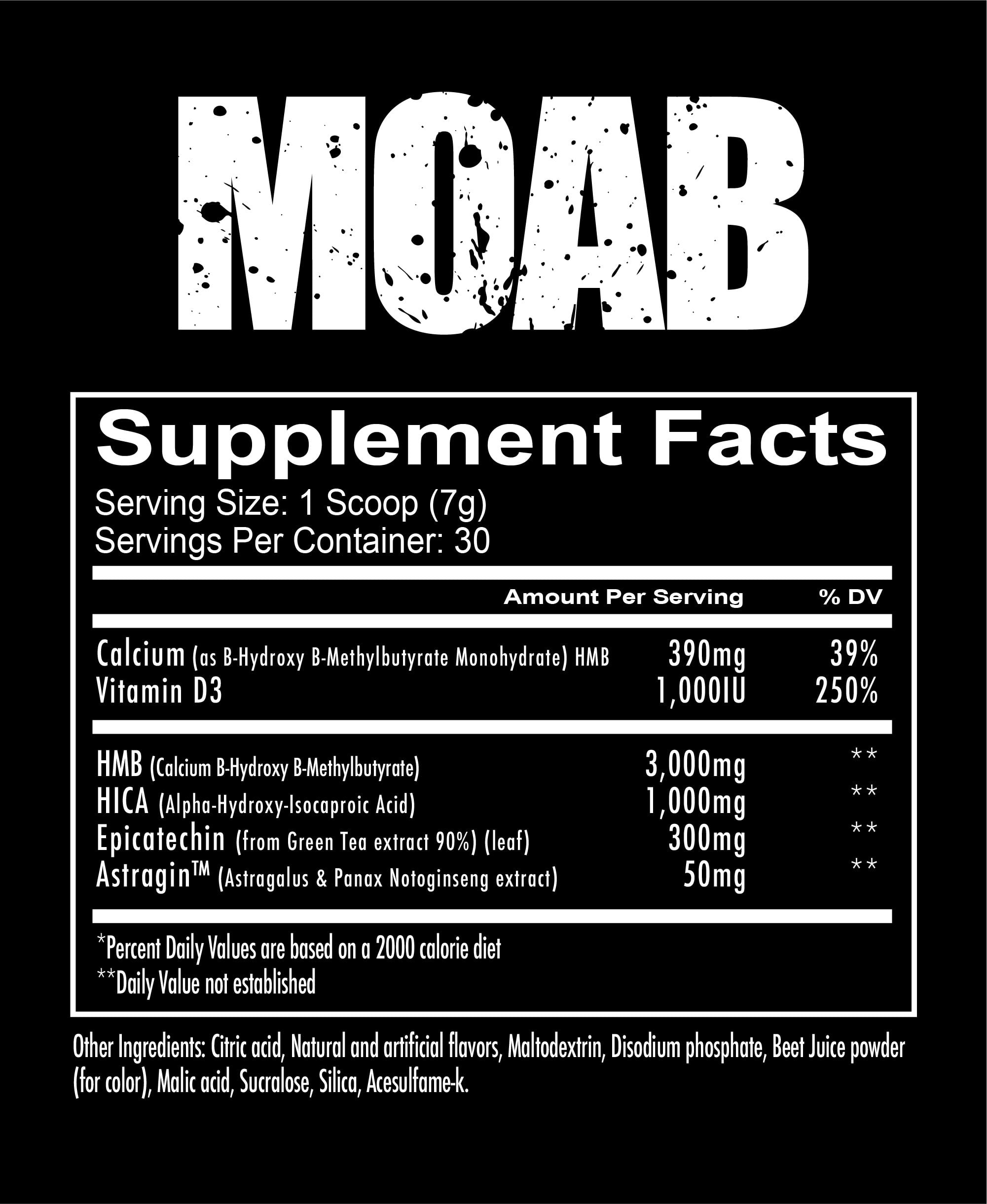 Redcon1 MOAB Muscle Builder, Grape, Powder, 30 Servings - Walmart.com