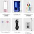 thumbnail image 2 of Jellyfish Lava Lamp, Electric Jellyfish Tank Table Lamp with 17 Color Changing Effect, Remote Control LED Jellyfish Night Light for Home Office Decor & Christmas Holiday Birthday Gift(Black), 2 of 8