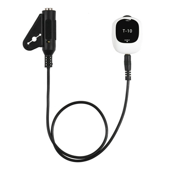 Piezo Pickup Universal No Drilling Self-adhesive Pick-up 6.5mm Audio Interface for Speaker, Multifunction Pickup for