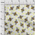 thumbnail image 2 of oneOone Polyester Spandex Medium Yellow Fabric Honey Bees Sewing Fabric By The Yard Printed Diy Clothing Sewing Supplies 56 Inch Wide, 2 of 4