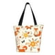 thumbnail image 1 of Disketp Flower Fox for Women’s Casual Shoulder Tote Bag Cross-body Handbags for Shopping, Travel and Daily Use, 1 of 6