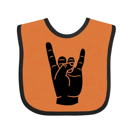 

Inktastic Rocker Horns Gift Baby Boy or Baby Girl Bib