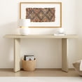 thumbnail image 2 of Jopath Modern Wooden Console Table,63" W Entryway Table with Storage Shelf for Living Room,Entryway,Beige, 2 of 8