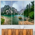 thumbnail image 1 of Design Art Lake between Mountains Landscape Photo Canvas Print, 1 of 3