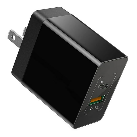 30W Quick Home Charger for Samsung Galaxy A16 5G - 2-Port USB Type-C PD Travel Wall Power for Galaxy A16 5G