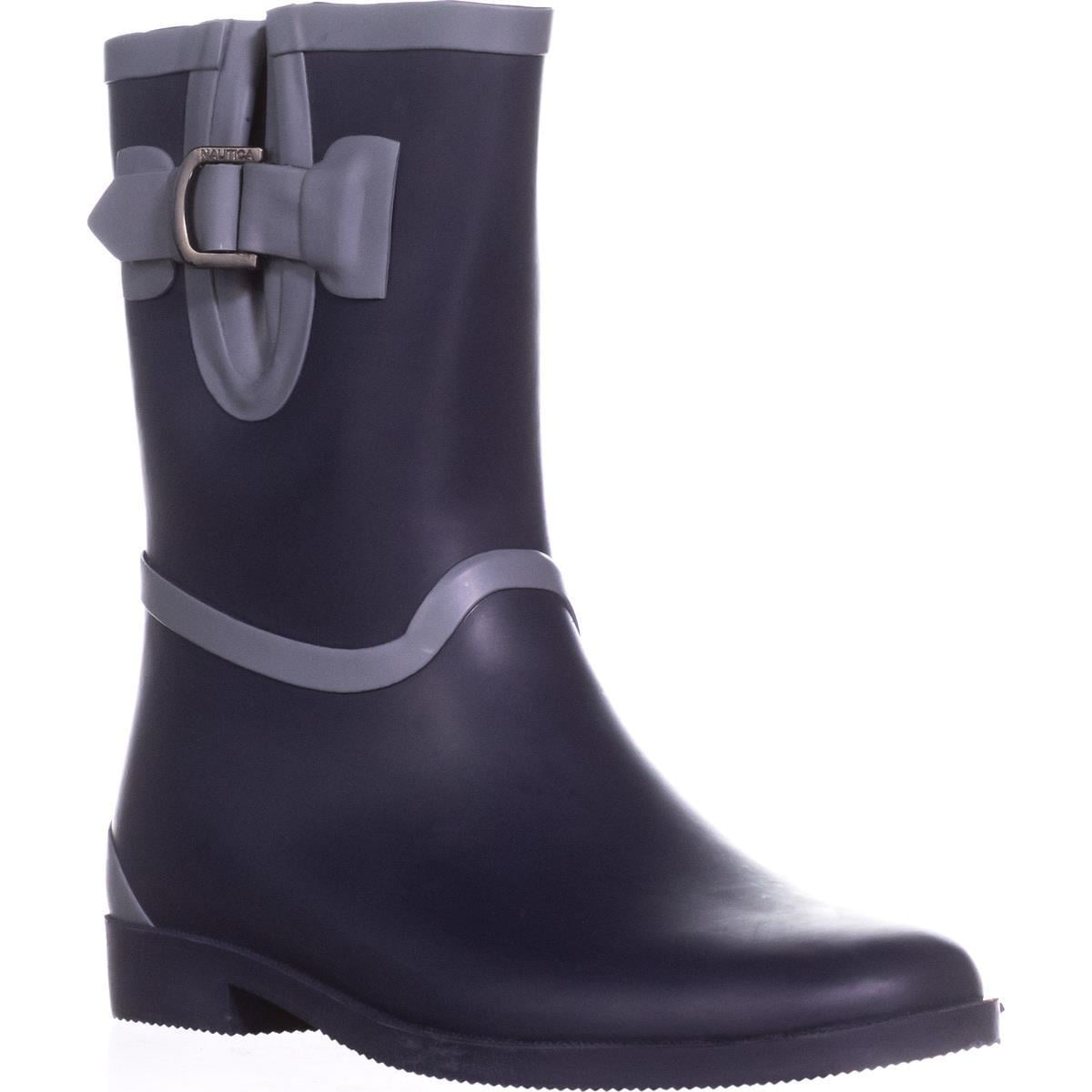 Womens Nautica Stringer Rain Boots, Peacoat - Walmart.com