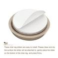 thumbnail image 4 of Uxcell Furniture Sliders Plastic Self-adhesive Round Sliding Pads for Carpeted Tile Vinyl Hardwood Floors 1" 16Pcs, 4 of 6