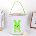 thumbnail image 1 of Flash Deals Gift Animal Holiday Rabbit Cute Candy Canvas Printed Carry Basket Bag Bunny Home Decor, 1 of 4