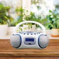 thumbnail image 5 of Boombox portátil para CD/MP3 HANNLOMAX HX-309CD con Bluetooth, color blanco, 5 of 5