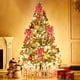 thumbnail image 5 of RKSTN christmas bows Christmas Decorations Warm Lights Christmas Bows Hanging Christmas Tree Pendants Luminous Gold Bow, 5 of 7