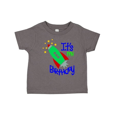 

Inktastic It s My Birthday Rocket Ship Gift Toddler Boy or Toddler Girl T-Shirt