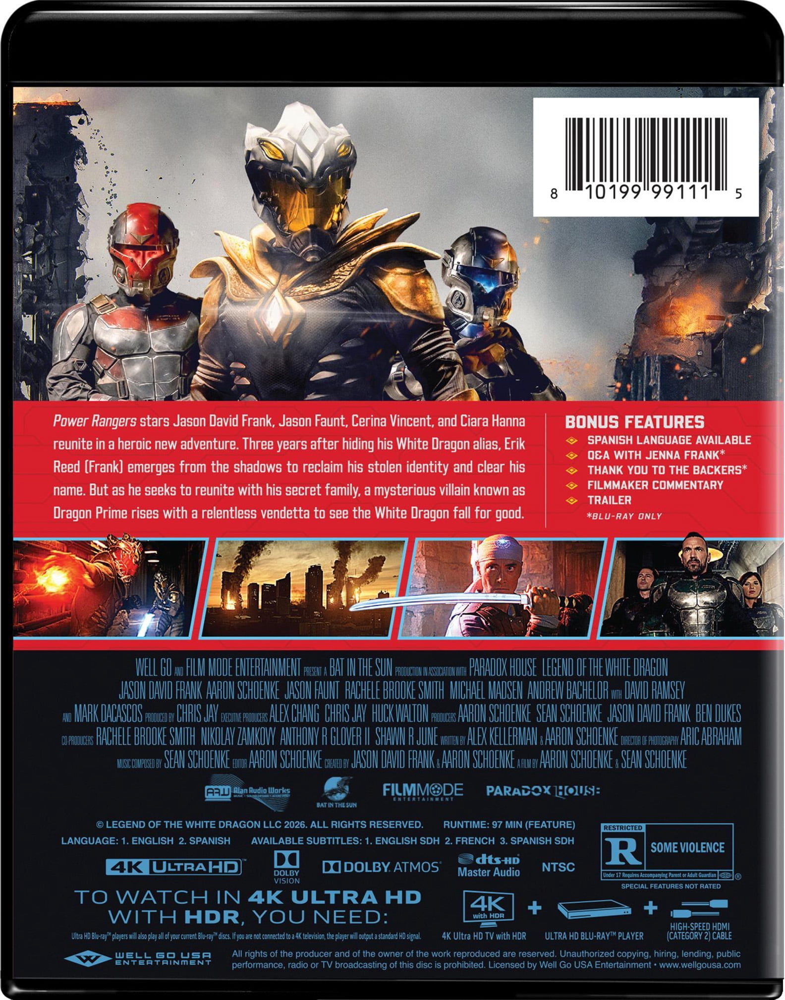 Legend of the White Dragon (4K Ultra HD), Action, Well Go USA