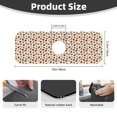 thumbnail image 2 of Sikiie Cute Coffee Bean Print Splash Guard for Sink Faucet-1 PC Super Absorbent Fast Drying Mat Sink Gadgets-Splash Guard for Kitchen, Sink Mat, 2 of 7