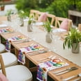 thumbnail image 3 of Happy Birthday Cloth Napkins, Colorful Balloon Gifts Patterns Washable and Reusable Dinner Napkins Set of 8, Table Napkin for Kitchen Party Birthday Wedding Hotel Housewarming 20"x20", 3 of 8