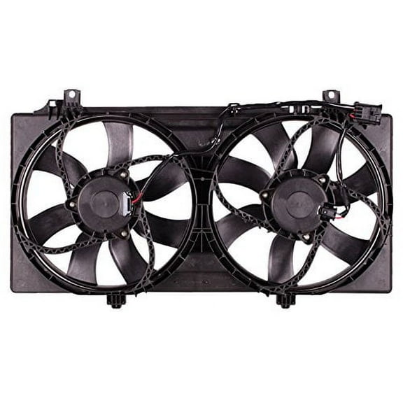 Dual Radiator and Condenser Fan Assembly - Pacific Best Inc. Fit/For GM3115229 10-10 Chevrolet Camaro 3.6/6.2L