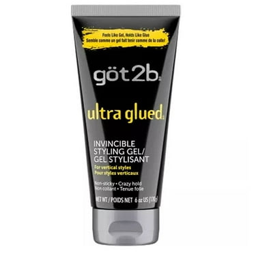 Got2b Ultra Glued Invincible Styling Hair Gel 6.0 oz Pack of 3
