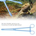 thumbnail image 1 of Food Clip , Blue Plastic Durable Terrarium Plastic Reptile Feeding Clip, Useful For Snake Lizard Reptile For Animal Food, 1 of 8