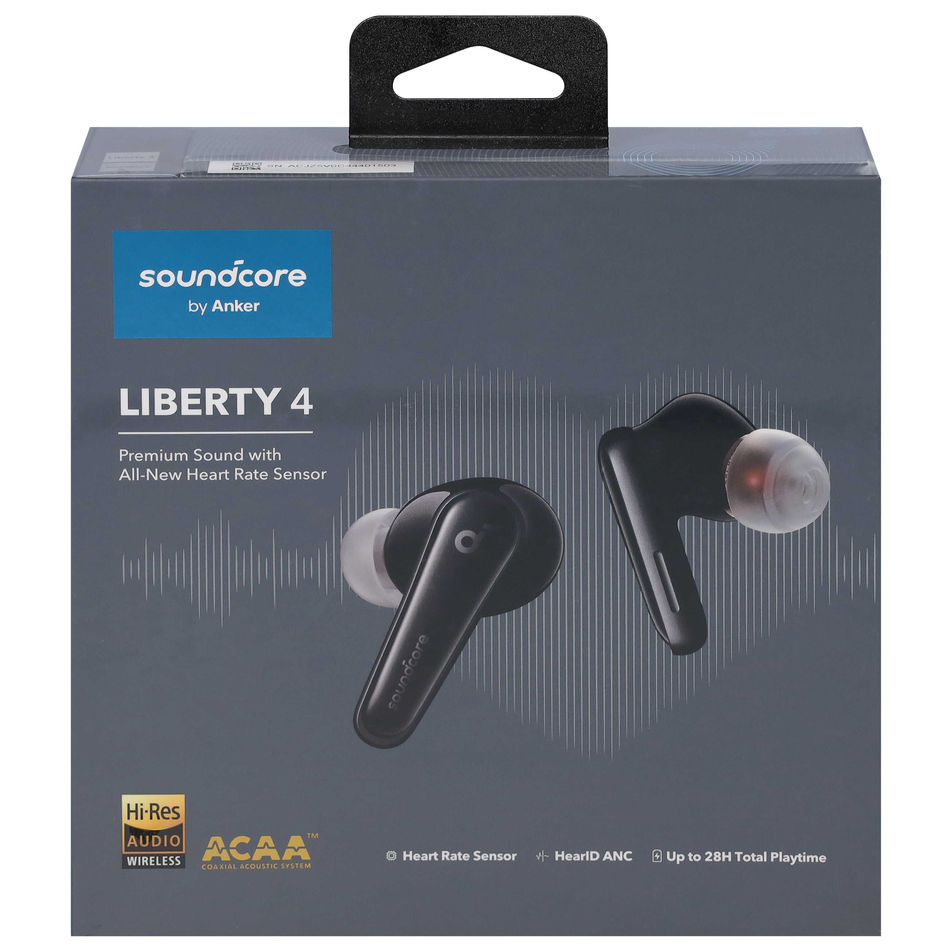 Soundcore by Anker Liberty 4 True Wireless Earbud Headphones A3953Z11 Black
