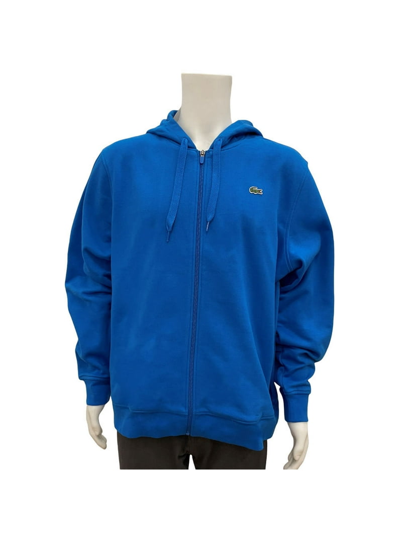 Lacoste Men's Sport Sleeve Full Zip Hoodie in Blue - XXL - Walmart.com