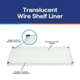 thumbnail image 4 of 18" x 72" Translucent Wire Shelf Liner - 4 Pack, 4 of 4
