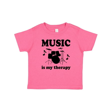 

Inktastic Music is My Therapy Drummer Gift Gift Baby Boy or Baby Girl T-Shirt