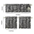 thumbnail image 6 of Kitchen Food Cooking Chef Kitchen Curtains and Valances Set - 3 Piece Kitchen Curtains Sets with Valance for Windows Rod Pocket Machine Washable Kitchen Decor Decorations (54"x18"+2x27.5"x24"), 6 of 6