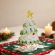 thumbnail image 4 of Mini Handmade Glass Christmas Tree Ornament Small Desktop Crystal Xmas Tree Table Decor For Decoration, 4 of 6