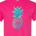 thumbnail image 4 of Inktastic Blue and Green Pineapple T-Shirt, 4 of 5
