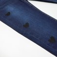 thumbnail image 5 of KIDSCOOL SPACE Little Girls Jeans,Elastic Band Inside Embroidered Heart Both Sides Stretchy Soft Denim Slim Pants,LightBlue,5-6 Years, 5 of 5