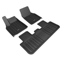 3D MAXpider Custom Fit Floor Mat (Black) Compatible with Tesla Model Y (ELITECT Tesla Model Y Juniper 2026 - Full Set)