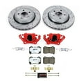 thumbnail image 2 of PowerStop Rear Z36 Truck & Tow Brake Pad and Rotor Kit with Red Powder Coated Calipers Fits: DODGE Select Models KC8758-36, 2 of 4