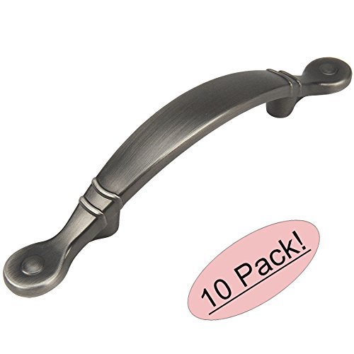 Cosmas 9980AS Antique Silver Hardware Arched Handle Pull 3