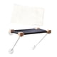 thumbnail image 5 of Cama para siestas, estante de para mascotas, comodidad transpirable, colgante, ahorro de espacio, hamaca para ventana de gato resistente,, 5 of 9
