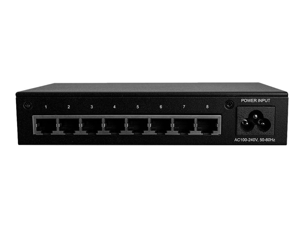 Transition Networks Unmanaged 8-Port Gigabit Ethernet Switch S8TB