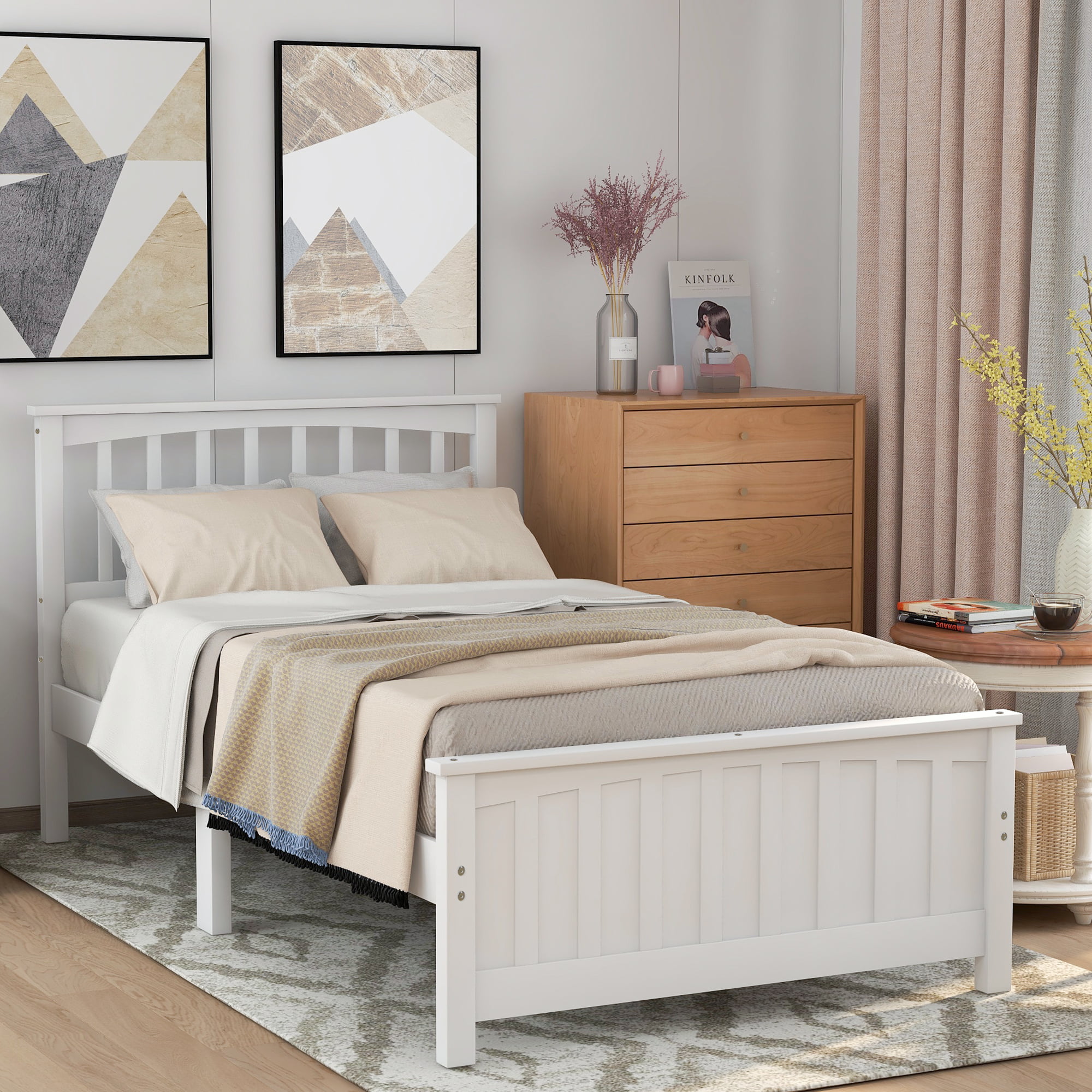 Clearance! Twin Bed Frames for Kids, Mordern Platform Bed Frame with