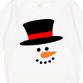 thumbnail image 3 of Inktastic Snowman with Top Hat and Carrot Nose Toddler Sweatshirt, 3 of 4