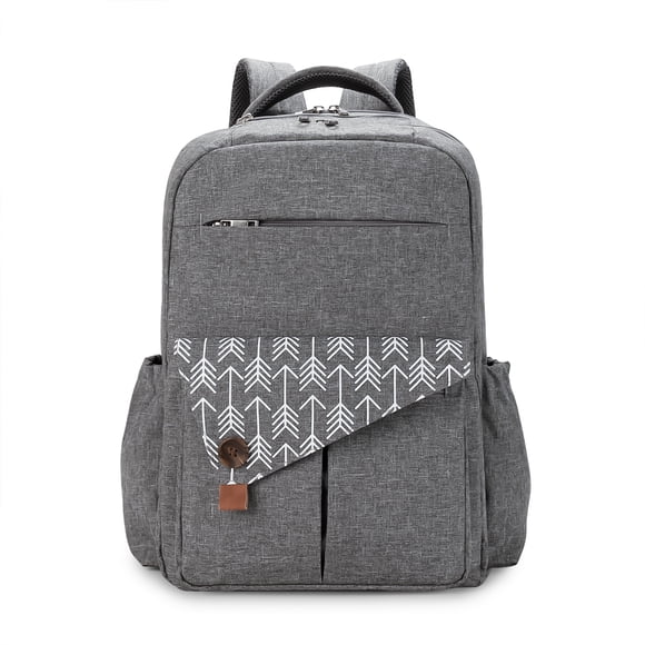 SPEKSEE Diaper Bag Backpack for Women, Large Capacity Travel Diaper Bag Waterproof Stylish Diaper Bag with Stroller Straps