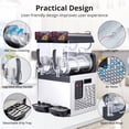 thumbnail image 4 of Aoile 2-Tank Commercial Slushy Machine 7.9 Gal, 700W Stainless Steel Frozen Drink Margarita Smoothie Maker, 4 of 8