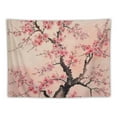 thumbnail image 5 of Patifu Cherry Blossoms Tapestry Wall Hanging Unique Style Graphic Tapestries Home Decor for Living Room Bedroom Apartment Farmhouse Dorm 40x30inch, 5 of 6