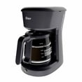 thumbnail image 1 of Cafetera 12 Tazas Oster Jarra de Vidrio Negro 21281_179, 1 of 5
