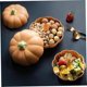 thumbnail image 2 of Halloween Serving Tray, Pumpkin Candy Tray, Cute Pumpkin Bowl with Lid, Halloween Serving Dishes, Decorative Trays, 2 of 5
