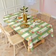 thumbnail image 3 of Pioneer Flower Floral Print Pattern Rectangle Tablecloth 60"x120", Waterproof Polyester Table Cloth, Wipeable Spillproof for Dining Camping Indoor Outdoor, 3 of 6