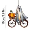 thumbnail image 3 of Adorno acrílico 2D para fiesta de Halloween, colgante plano para decorar la pared en días festivos, 3 of 5