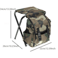 thumbnail image 6 of Backpack Cooling Chair Portable Folding Seat Stool Light Fishing Stool Outdoor Equipment for Camping,Traveling Hiking, 6 of 6