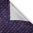 thumbnail image 5 of Ambesonne Geometric Grommet Curtain, Squares and Triangles, 50" x 72", Purple Black, 5 of 6