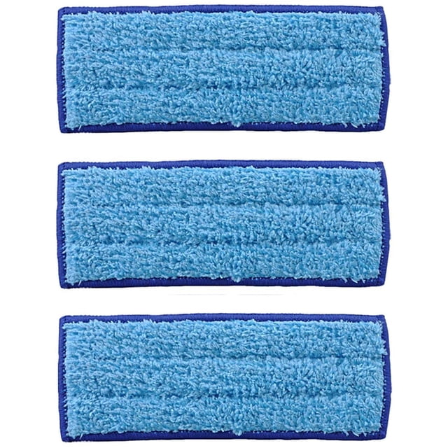 LYD Paquete de 3 almohadillas para fregar húmedas lavables para iRobot Braava Jet 240 241 245, azul LYD trapeador