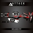 thumbnail image 4 of Attack Graphics Custom Velocity Complete Bike Graphics Kit for Honda CRF450R 2010, 4 of 4
