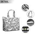 thumbnail image 2 of Cute Butterfly Print Travel Duffel, Colorful Floral Pattern Weekender Bag, Lightweight Tote for Butterfly and Nature Fans, 2 of 5