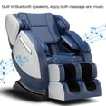thumbnail image 5 of Real Relax Massage Chair, Full Body Recliner with Zero Gravity Chair, Air Pressure, Bluetooth, Heat and Foot Roller Included, Blue, 5 of 7