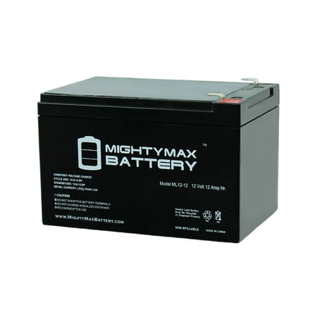 ML12-12 - 12V 12AH F2 SLA AGM DEEP-CYCLE RECHARGEABLE